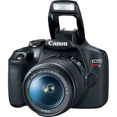 Canon Eos Rebel T7 DSLR Camera With 18-55MM / 75-300MM Lens (2727C021) - Black