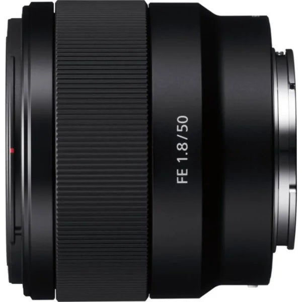 Sony FE 50MM F/1.8 Standard Camera Lens for E-mount Cameras (SEL50F18F) - Black