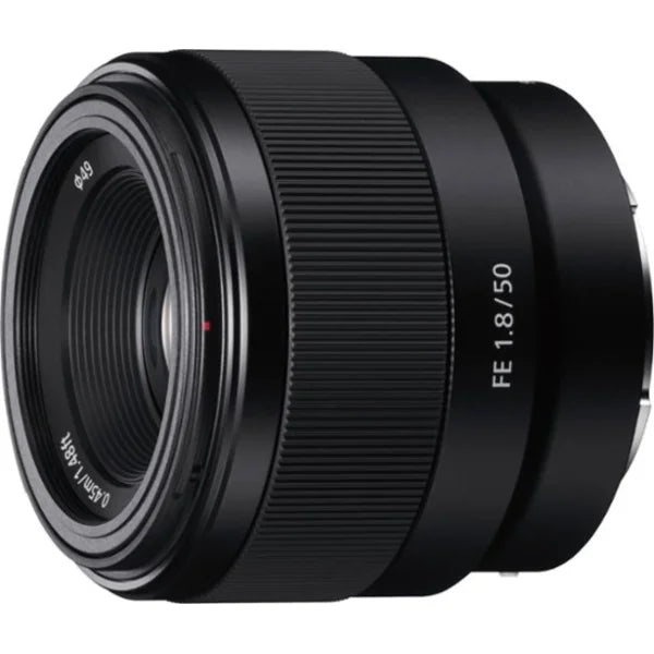 Sony FE 50MM F/1.8 Standard Camera Lens for E-mount Cameras (SEL50F18F) - Black