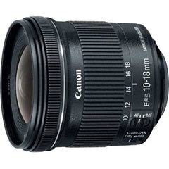 Canon EF-S 10-18MM F/4.5-5.6 IS STM Camera Lens - Black