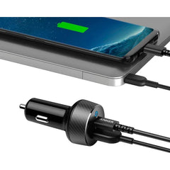 Anker PowerDrive 22.5W PD Vehicle Charger With USB-C to Lightning Cable - Black