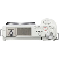 Sony Alpha ZV-E10 Mirrorless Vlog Camera (Body Only) (ZV-E10/WQ) - White