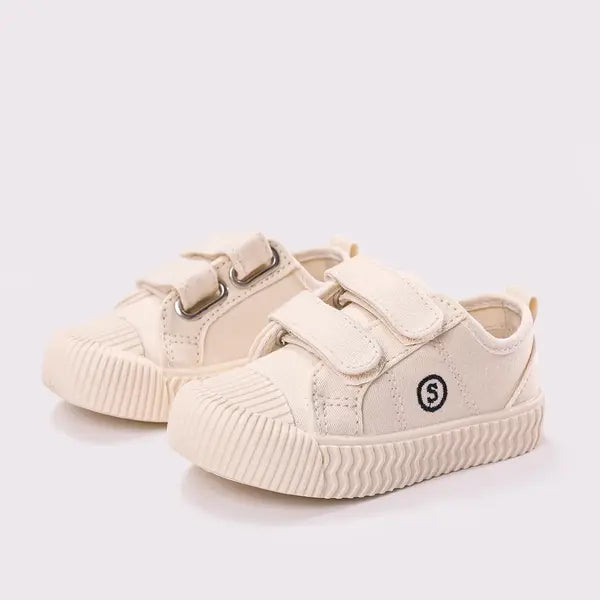PATPAT Toddler &amp; Kids Velcro Casual Shoes White