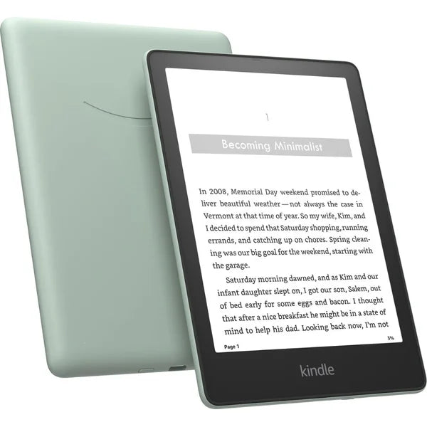 AMAZON KINDLE PAPERWHITE (11TH GEN) 6.8" SIGNATURE EDITION 32GB AGAVE GREEN