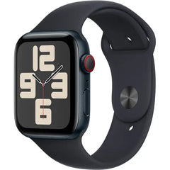Apple SE (2nd Gen) (2023) 44MM/ML Smart Watch Aluminum Case with Sport Band (Cellular) – Midnight