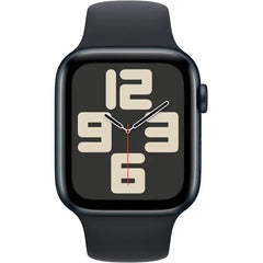 Apple SE (2nd Gen) (2023) 44MM/ML Smart Watch Aluminum Case with Sport Band (Cellular) – Midnight