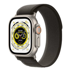 Apple Watch Ultra 49MM/SM (Cellular) Smart Watch Titanium Case with Trail Loop - Black / Gray