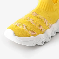 PATPAT Toddler / Kids Trendy LED Sock Sneakers Yellow