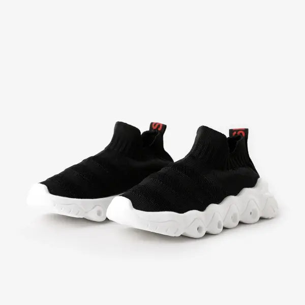 PATPAT Toddler / Kids Trendy LED Sock Sneakers Black