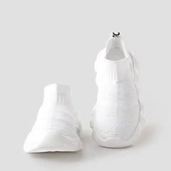 PATPAT Toddler / Kids Trendy LED Sock Sneakers White