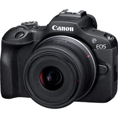 Canon EOS R100 Mirrorless Camera with RF-S 18-45mm f/4.5-6.3 IS STM Lens – Black