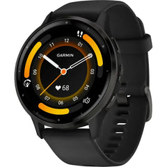 Garmin Venu 3 GPS Smart Watch (010-02784-01) Slate Stainless Steel - Bezel / Black