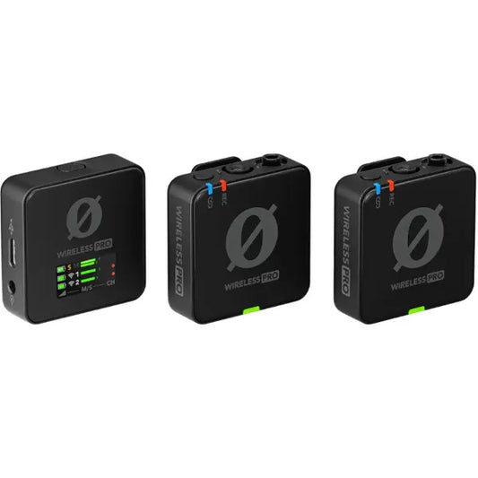 RODE Wireless PRO Compact Wireless Microphone System with 2 Lavalier Mics & Case