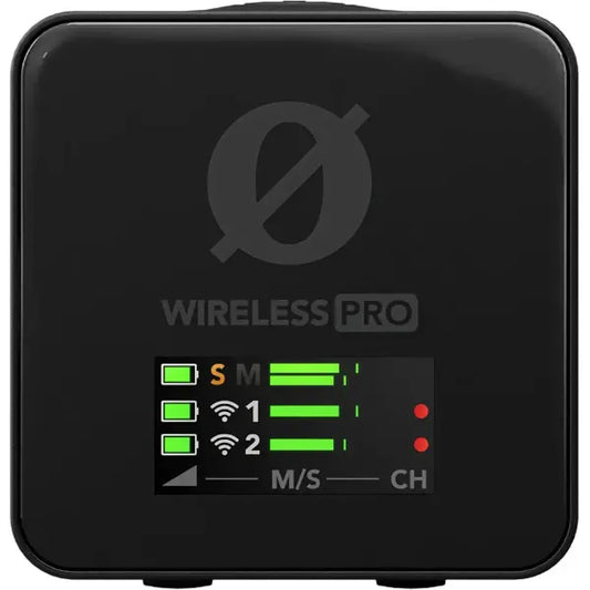RODE Wireless PRO Compact Wireless Microphone System with 2 Lavalier Mics & Case