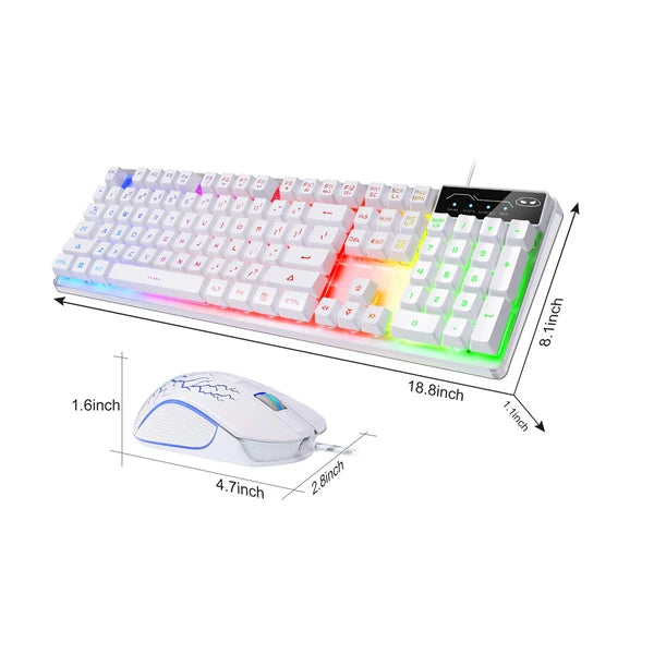 MageGee K1 RGB LED Backlit Gaming Keyboard and mouse Combo