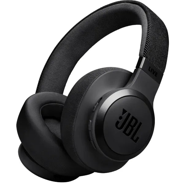 JBL Live 770NC Wireless Noise Cancelling Over-Ear Headphones (JBLLIVE770NCBLKAM) – Black