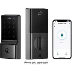 Eufy Security Smart Lock C210 WiFi with Eufy App, Keypad, Biometric Access - Black