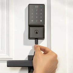 Eufy Security Smart Lock C210 WiFi with Eufy App, Keypad, Biometric Access - Black