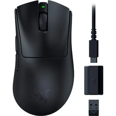 Razer DeathAdder V3 HyperSpeed Ultra-Lightweight Wireless Gaming Mouse (RZ01-05140100-R3U1) - Black