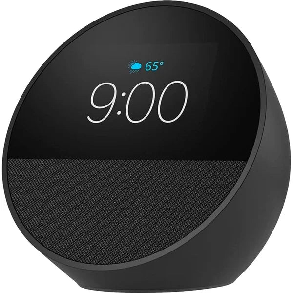 Amazon Echo Spot Smart Speaker With Alarm Clock - Black