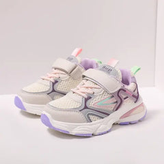 PATPAT Girls Sneakers Rabbit Pattern Velcro Basketball Shoes Purple