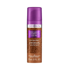 Covergirl Simply Ageless Skin Perfector Essence Foundation, Tinted Skincare Makeup Hybrid, Sheer Tint, Radiant Finish, Glowy Finish, Vegan Formula