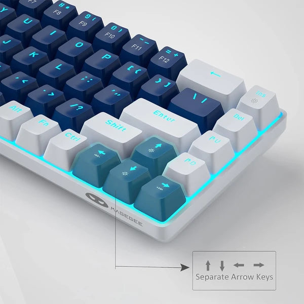 MageGee Mk-Box Wired Mechanical Gaming Keyboard with LED Backlit