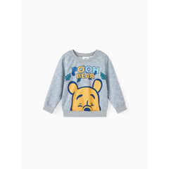 PATPAT Disney Winnie the Pooh Toddler Boy/Girl Character Pattern Fun Print Sweatshirt or Pants Grey