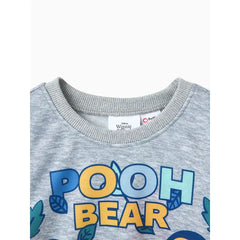 PATPAT Disney Winnie the Pooh Toddler Boy/Girl Character Pattern Fun Print Sweatshirt or Pants Grey