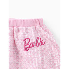Patpat Barbie Outfit Toddler/Kid Girl Character Print Sweet Secret Button Skirt pink