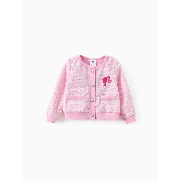 Patpat Barbie Outfit Toddler/Kid Girl Character Print Sweet Secret Button Top pink