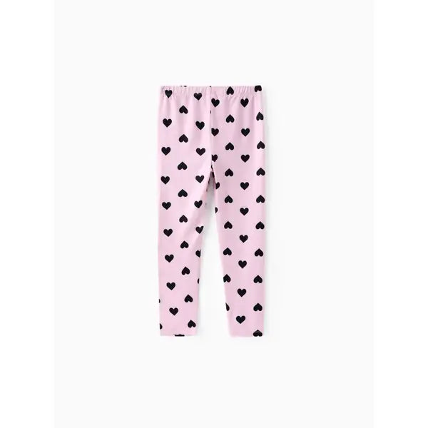 Patpat Toddler/Kid Girl Elasticized Leggings pink