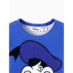 PATPAT Disney Mickey and Friends Toddler & Kids Girl/Boy Naia™ Character Print Long-sleeve Tee Blue