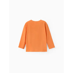 PATPAT Disney Mickey and Friends Toddler & Kids Girl/Boy Naia™ Character Print Long-sleeve Tee Orange