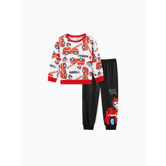 PATPAT Paw Patrol Toddler Boys/Girls Chase Marshall Rubble Graphics Set Red