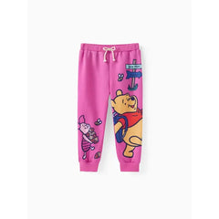 PATPAT Disney Winnie the Pooh Toddler Boy/Girl Character Pattern Fun Print Sweatshirt or Pants Pink
