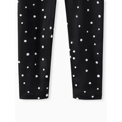Patpat Toddler/Kid Girl Elasticized Leggings Black