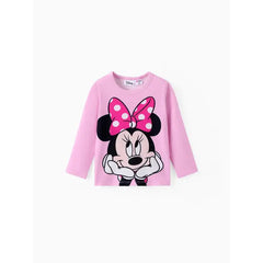 PATPAT Disney Mickey and Friends Toddler & Kids Girl/Boy Naia™ Character Print Long-sleeve Tee Pink
