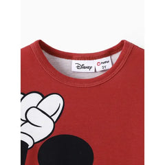 PATPAT Disney Mickey and Friends Toddler & Kids Girl/Boy Naia™ Character Print Long-sleeve Tee Red