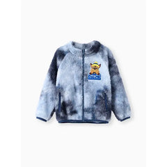 PATPAT PAW Patrol Toddler Girl/Boy 1pc Skye Chase Tye-die Fleece Jacket Blue