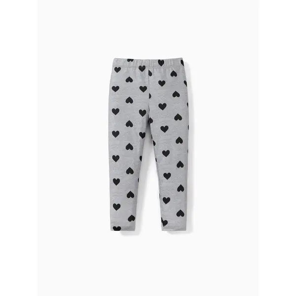 Patpat Toddler/Kid Girl Elasticized Leggings Gray