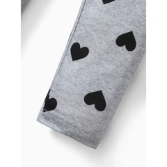 Patpat Toddler/Kid Girl Elasticized Leggings Gray