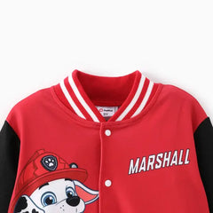 Patpat Paw Patrol Toddler Girls/Boys Character Print Bomber Jacket Red
