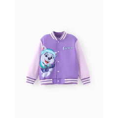 Patpat Paw Patrol Toddler Girls/Boys Character Print Bomber Jacket Purple