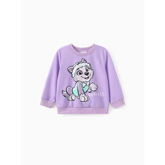 Patpat Paw Patrol Toddler Girls/Boys Character Print Sweatshirt Purple