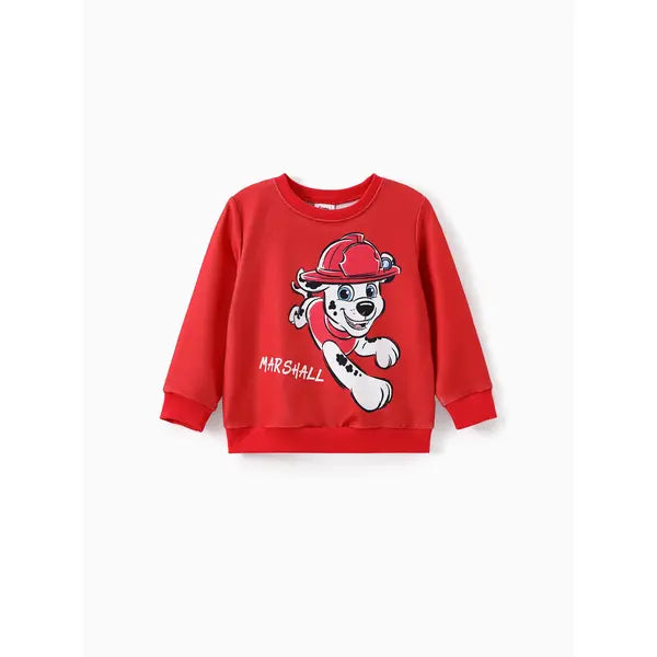 Patpat Paw Patrol Toddler Girls/Boys Character Print Sweatshirt Red