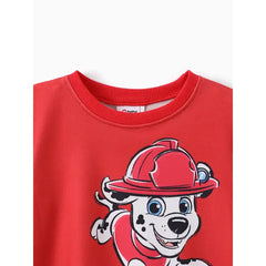 Patpat Paw Patrol Toddler Girls/Boys Character Print Sweatshirt Red