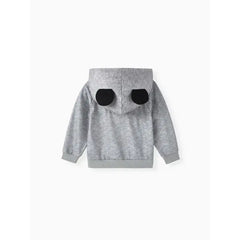 PATPAT Disney Mickey and Friends Toddler Boys/Girls Character Stereo Ear Hoodies Grey
