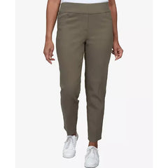 Alfred Dunner Petite Mid-Rise Pull On Straight Leg Denim Pants, Petite & Petite Short