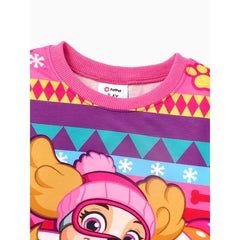 PATPAT PAW Patrol Toddler Girl/Boy Skye Chase Long-sleeve Pullover Sweatshirt Pink